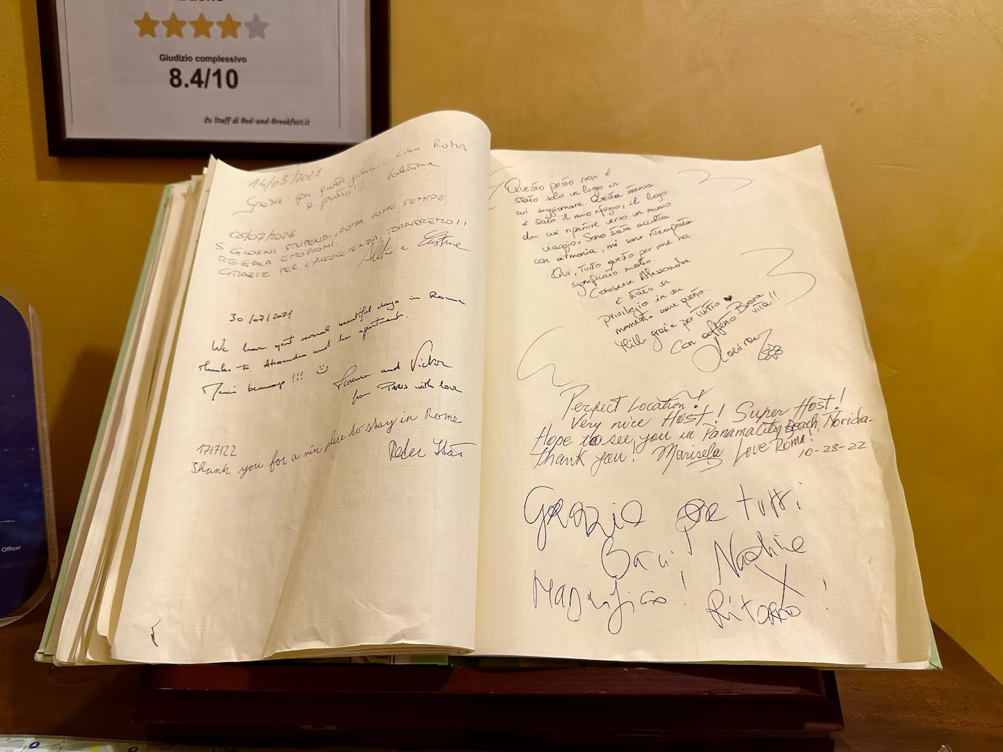 Il libro degli ospiti