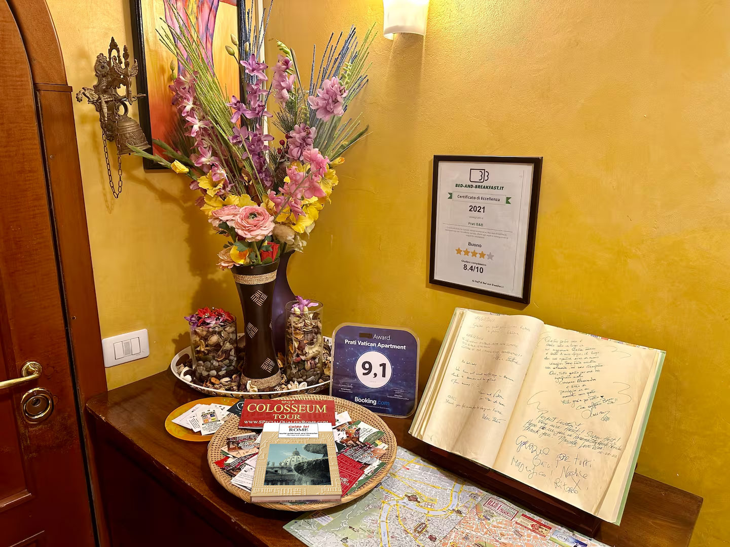 Prati B&B ingresso, valutazioni