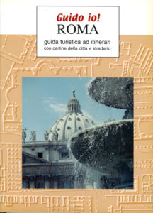 Copertina della guida di Roma illustrata a mano da Alessandra