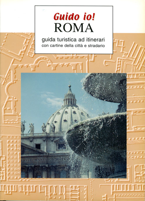 Copertina della guida di Roma illustrata a mano da Alessandra